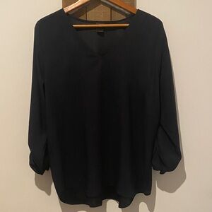 Ann Taylor Elegant Black Blouse